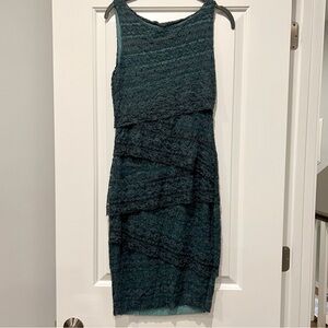NWT Bailey 44 Lace Tiered Lace Column Sheath Dress
